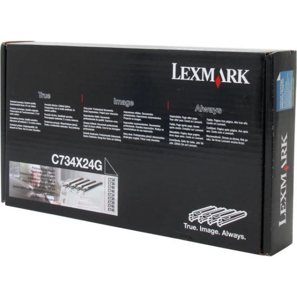 Optická jednotka Lexmark C734X24G (C734, C736, X734, X736, X738), CMYK, štvorbalenie, multipack, originál