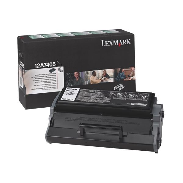 Toner Lexmark 12A7405 (E321, E323), čierna (black), originál