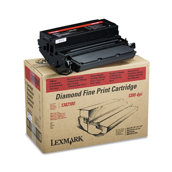 Toner Lexmark 1382100 (Optra plus), čierna (black), originál