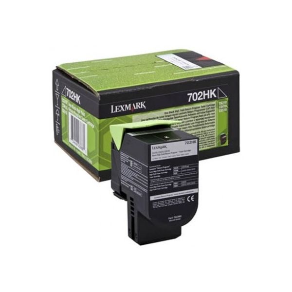 Toner Lexmark 702HK, 70C2HC0, CS310, CS410, CS510, čierna (black), originál