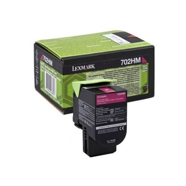 Toner Lexmark 702HM, 70C2HM0, CS310, CS410, CS510, purpurová (magenta), originál