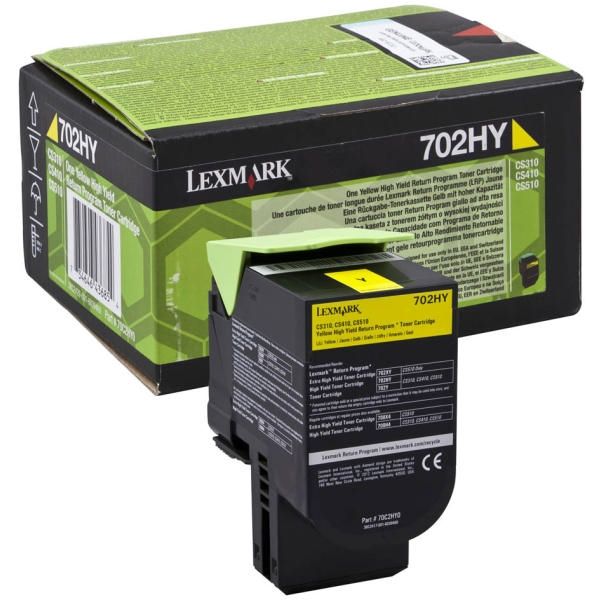Toner Lexmark 702HY, 70C2HY0, CS310, CS410, CS510, žltá (yellow), originál