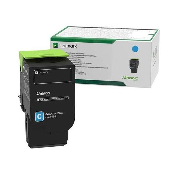 Toner Lexmark C242XC0 (MC2640, C2535, C2425, MC2425, MC2535), azúrová (cyan), originál