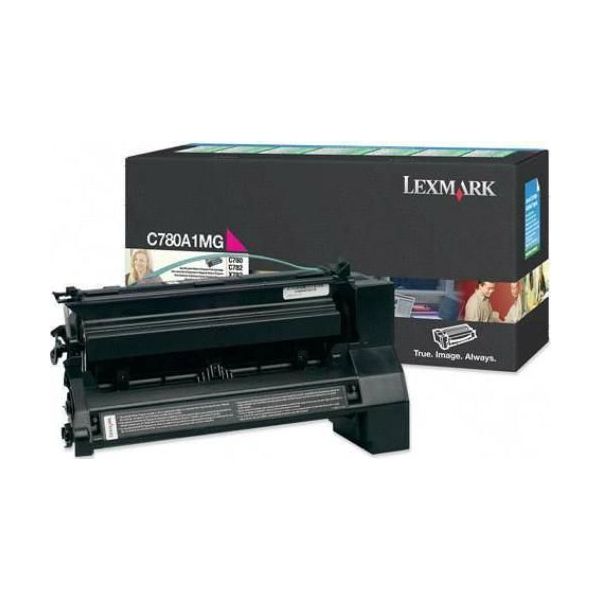 Toner Lexmark C780A1MG (C780, C782, X782), purpurová (magenta), originál