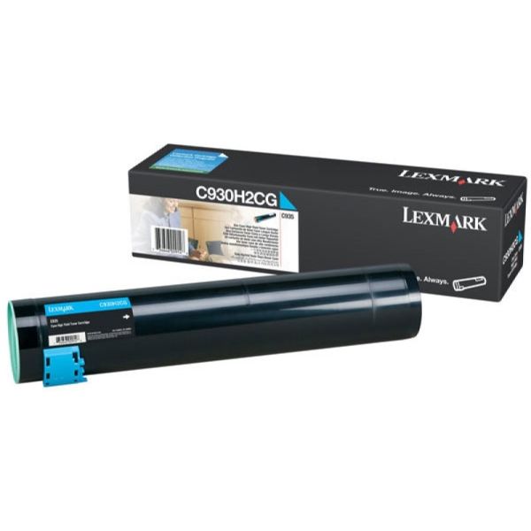 Toner Lexmark C930H2CG, C930, C935, azúrová (cyan), originál