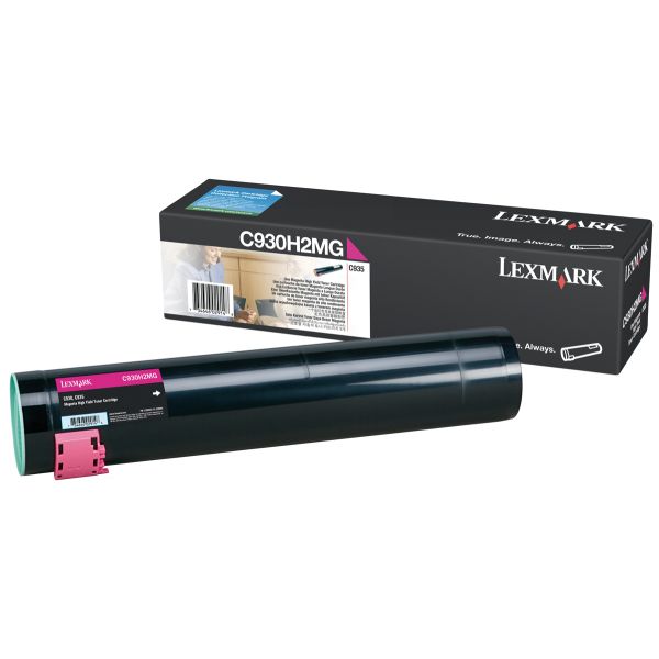 Toner Lexmark C930H2MG, C930, C935, purpurová (magenta), originál