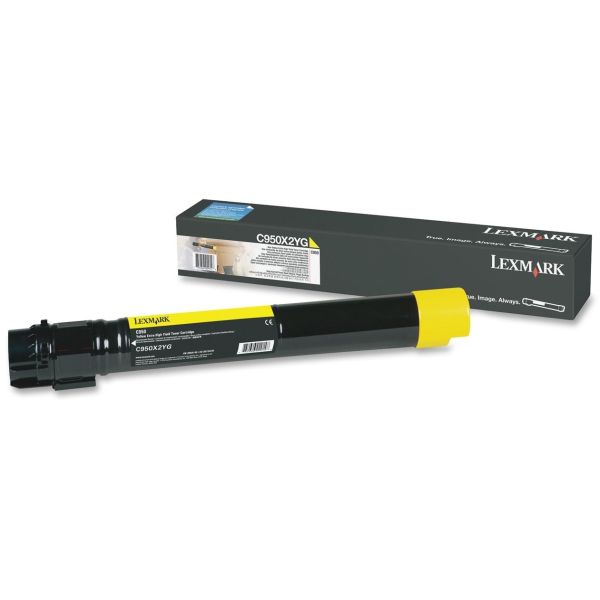 Toner Lexmark C950X2YG, C950, žltá (yellow), originál