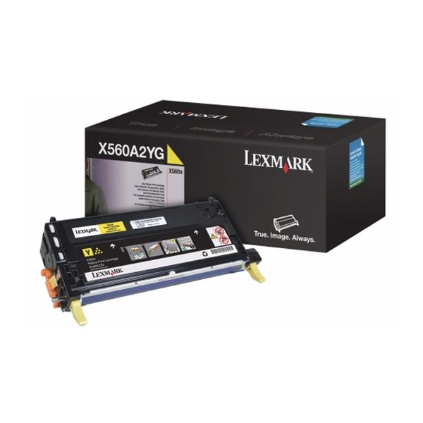 Toner Lexmark X560A2YG (X560), žltá (yellow), originál