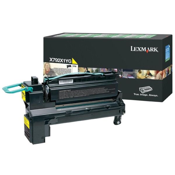 Toner Lexmark X792X1YG (X792), žltá (yellow), originál