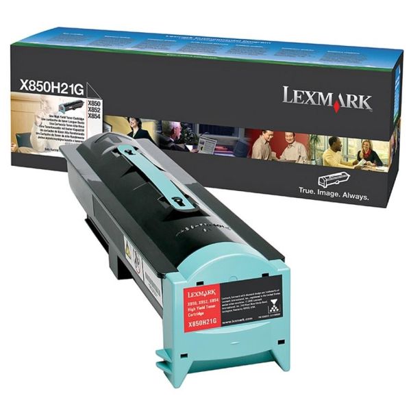 Toner Lexmark X850H21G (X850, X852, X854), čierna (black), originál