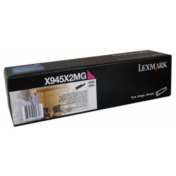Toner Lexmark X945X2MG, X940, X945, purpurová (magenta), originál