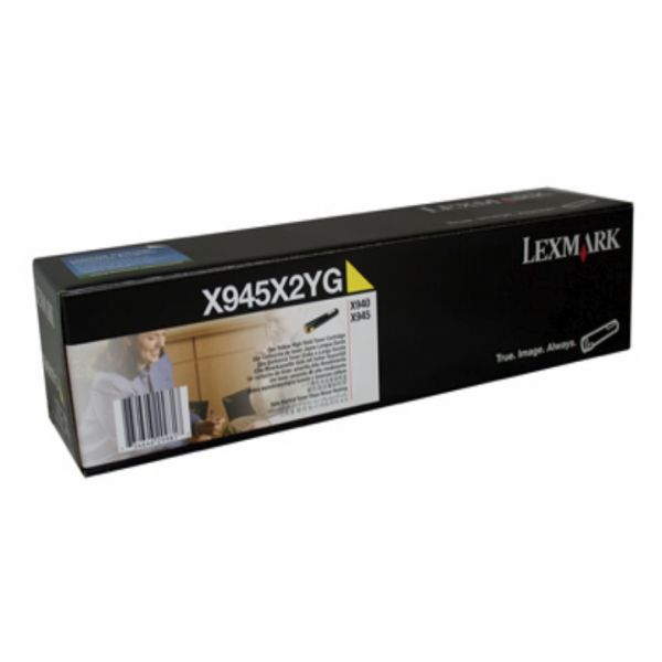 Toner Lexmark X945X2YG, X940, X945, žltá (yellow), originál