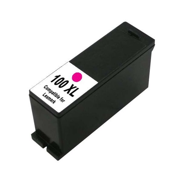 Cartridge Lexmark 14N1070E no. 100 XL, purpurová (magenta), alternatívny