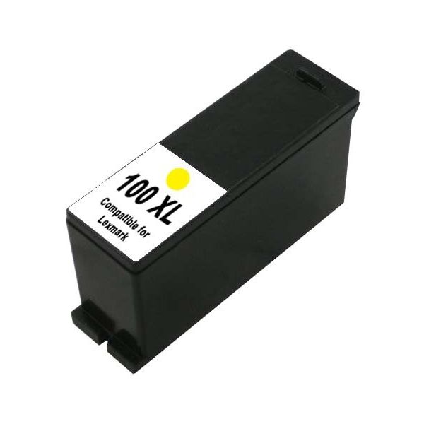 Cartridge Lexmark 14N1071E no. 100 XL, žltá (yellow), alternatívny