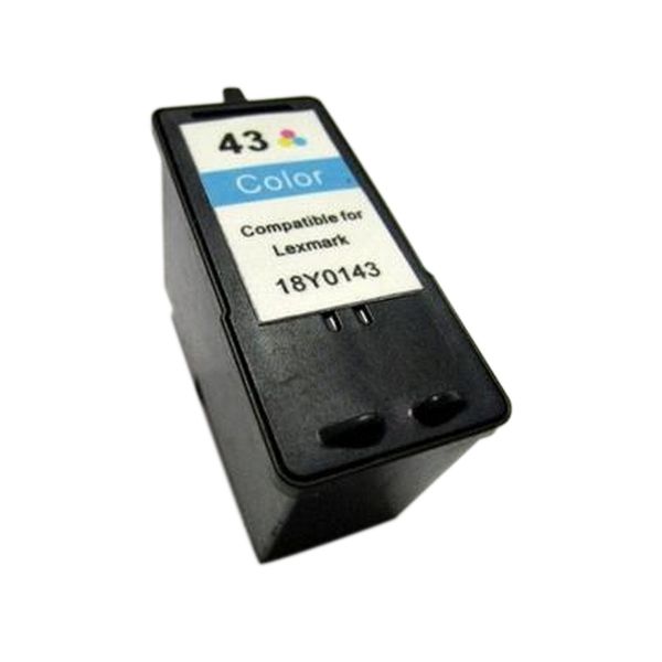 Cartridge Lexmark 18YX143E no. 43 XL, farebná (tricolor), alternatívny