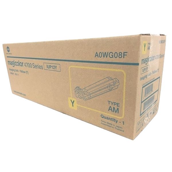 Optická jednotka Konica Minolta IUP12Y, A0WG08H, žltá (yellow), originál