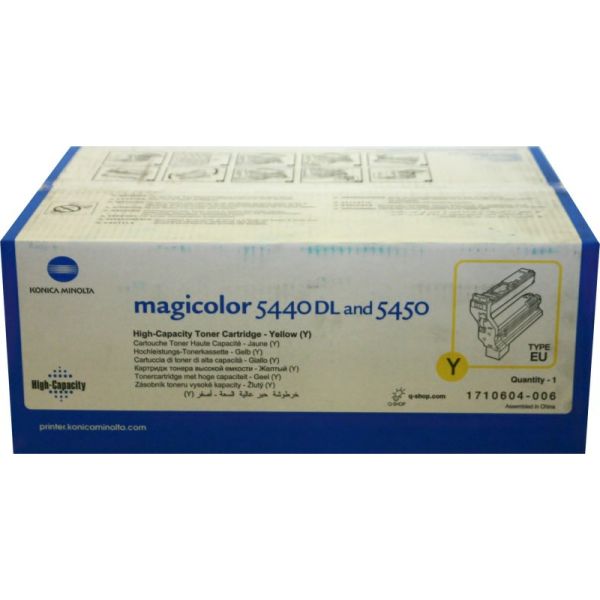 Toner Konica Minolta 4539133, 1710604006 (MagiColor 5440), žltá (yellow), originál