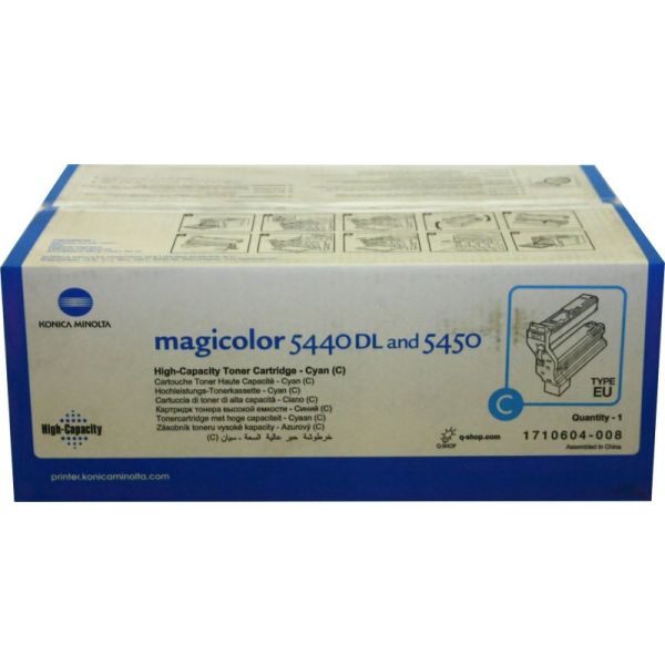Toner Konica Minolta 4539333, 1710604008 (MagiColor 5440), azúrová (cyan), originál