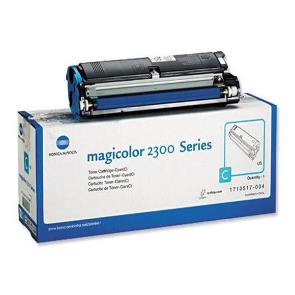 Toner Konica Minolta 4576515, 1710517004 (MagiColor 2300, 2350), azúrová (cyan), originál
