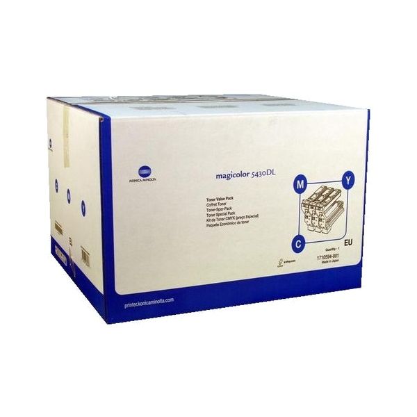 Toner Konica Minolta 1710594001 (MagiColor 5430), CMY, trojbalenie, multipack, originál