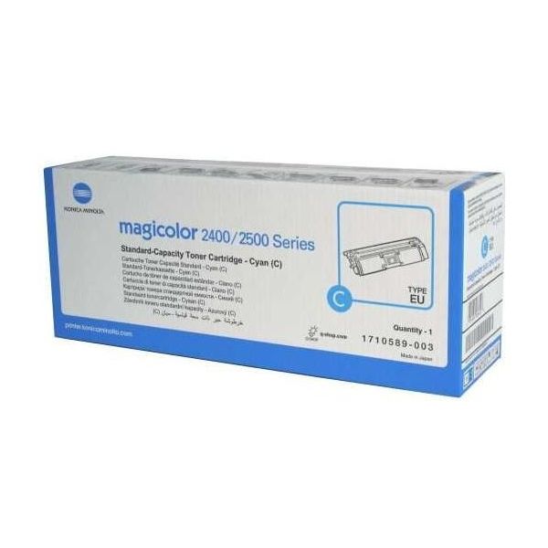 Toner Konica Minolta A00W331, 1710589003 (MagiColor 2400, 2500), azúrová (cyan), originál