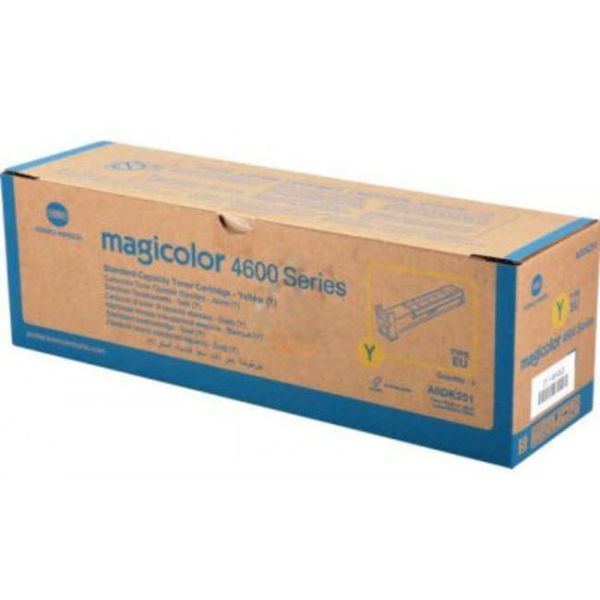 Toner Konica Minolta A0DK251 (MagiColor 4650), žltá (yellow), originál