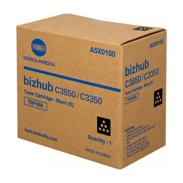 Toner Konica Minolta TNP49K, A95W150, čierna (black), originál