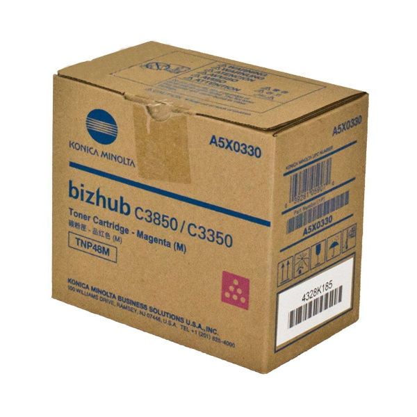 Toner Konica Minolta TNP49M, A95W350, purpurová (magenta), originál