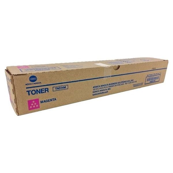 Toner Konica Minolta TN514M, A9E8350, C458, C558, C658, purpurová (magenta), originál