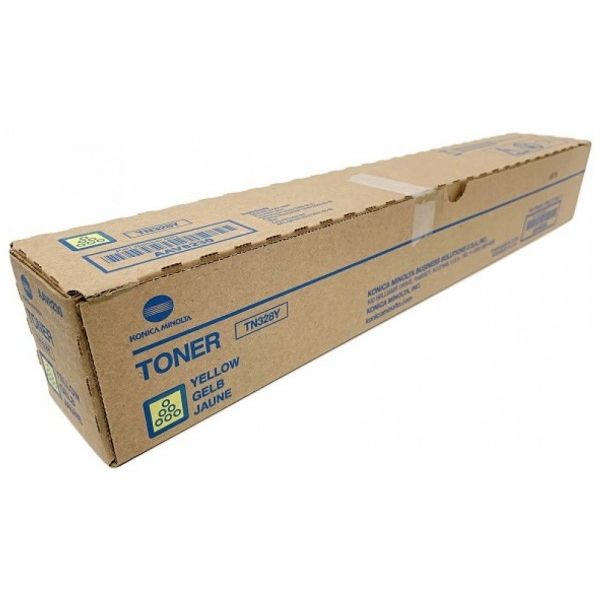 Toner Konica Minolta TN328Y, AAV8250, C250i, C251i, C300i, C301i, C360i, žltá (yellow), originál