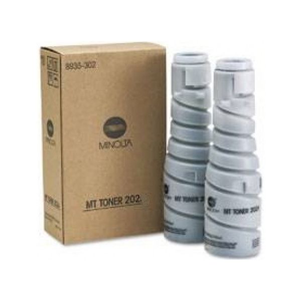 Toner Konica Minolta TN202B, 8935304, dvojbalenie, čierna (black), originál