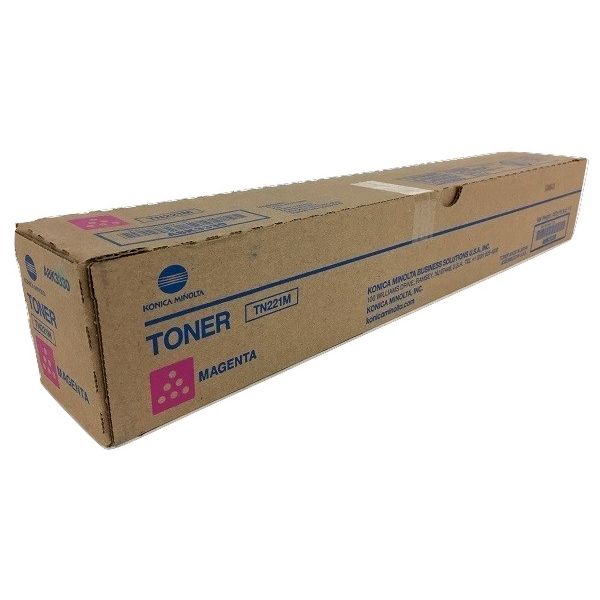 Toner Konica Minolta TN221M, A8K3350, C227, C287, purpurová (magenta), originál