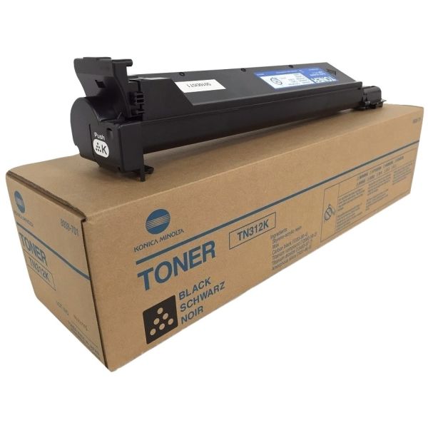 Toner Konica Minolta TN312K, 8938705, C300, C350, C352, čierna (black), originál