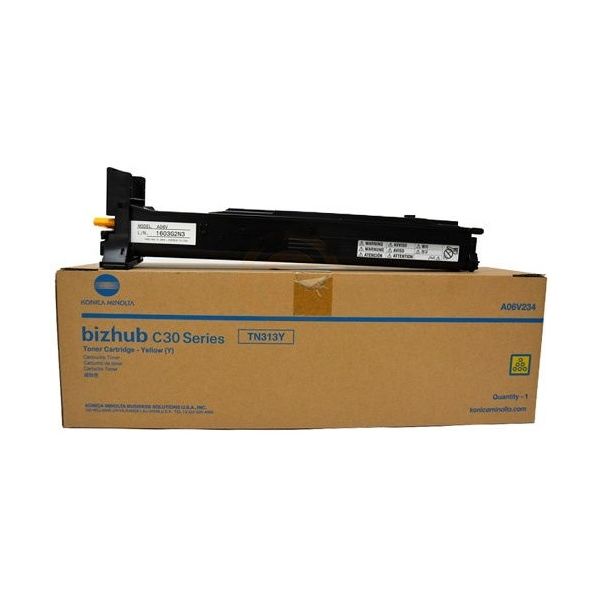Toner Konica Minolta TN313Y, A06V254, žltá (yellow), originál