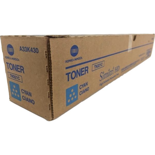 Toner Konica Minolta TN321C, A33K450, C224, C284, C364, azúrová (cyan), originál
