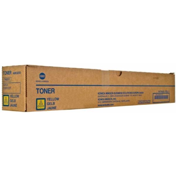 Toner Konica Minolta TN324Y, A8DA250, C258, C308, C368, žltá (yellow), originál