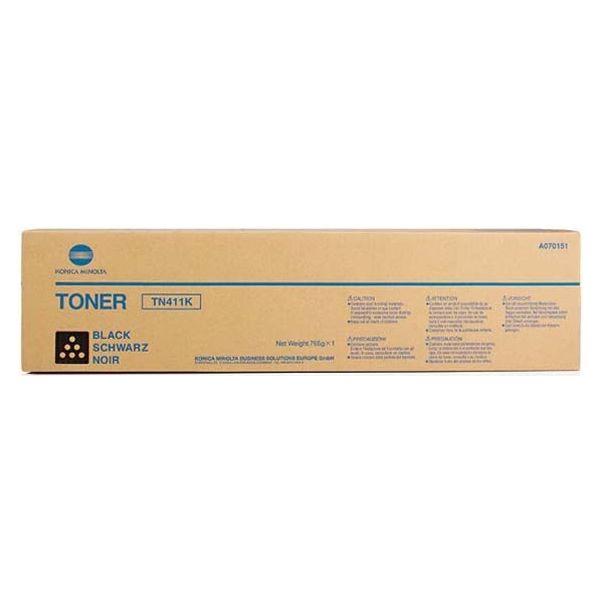 Toner Konica Minolta TN411K, A070151, čierna (black), originál