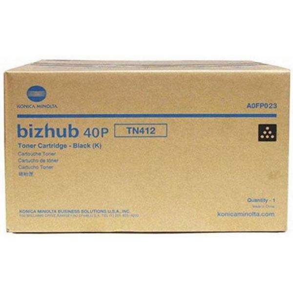 Toner Konica Minolta TN412, A0FP023, čierna (black), originál