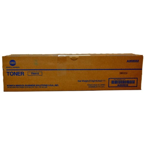 Toner Konica Minolta TN415, A202052, čierna (black), originál