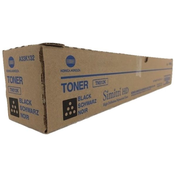 Toner Konica Minolta TN512K, A33K152, C454, C554, čierna (black), originál