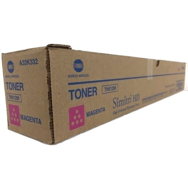 Toner Konica Minolta TN512M, A33K352, C454, C554, purpurová (magenta), originál