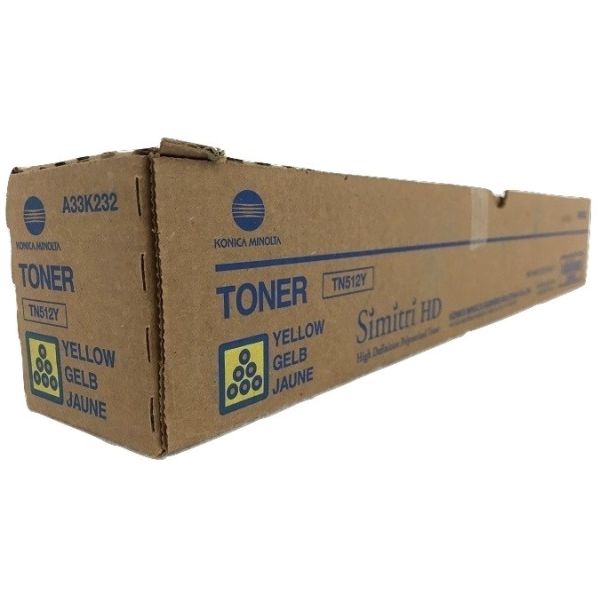 Toner Konica Minolta TN512Y, A33K252, C454, C554, žltá (yellow), originál