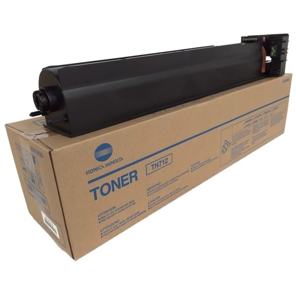 Toner Konica Minolta TN-712, TN712, A3VU050, čierna (black), originál