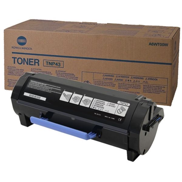 Toner Konica Minolta TNP-43, TNP43, A6WT00W, čierna (black), originál