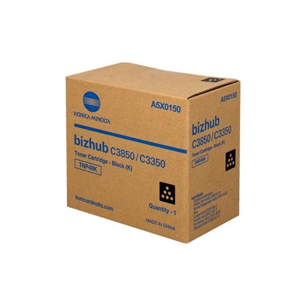 Toner Konica Minolta TNP48K, A5X0150, čierna (black), originál