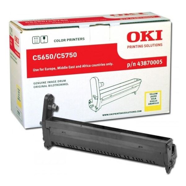 Optická jednotka OKI 43870005 (C5650, C5750), žltá (yellow), originál