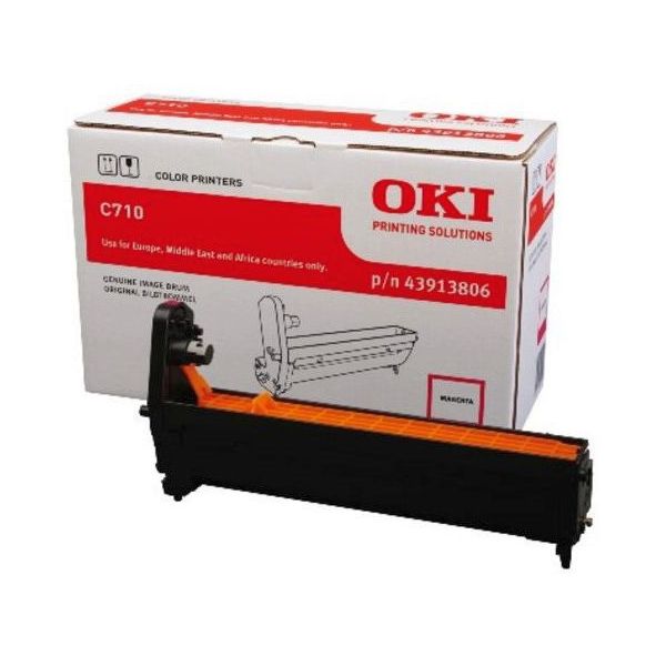 Optická jednotka OKI 43913806 (C710), purpurová (magenta), originál