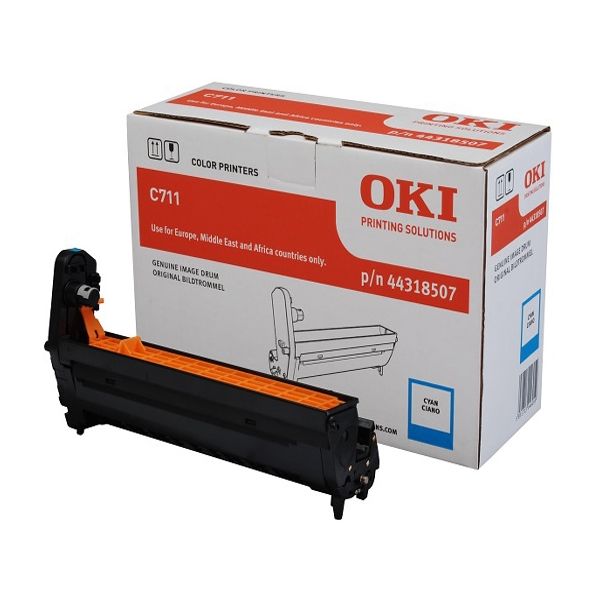 Optická jednotka OKI 43913807 (C710), azúrová (cyan), originál