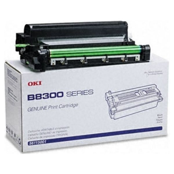 Toner OKI 09004019 (B8300), čierna (black), originál