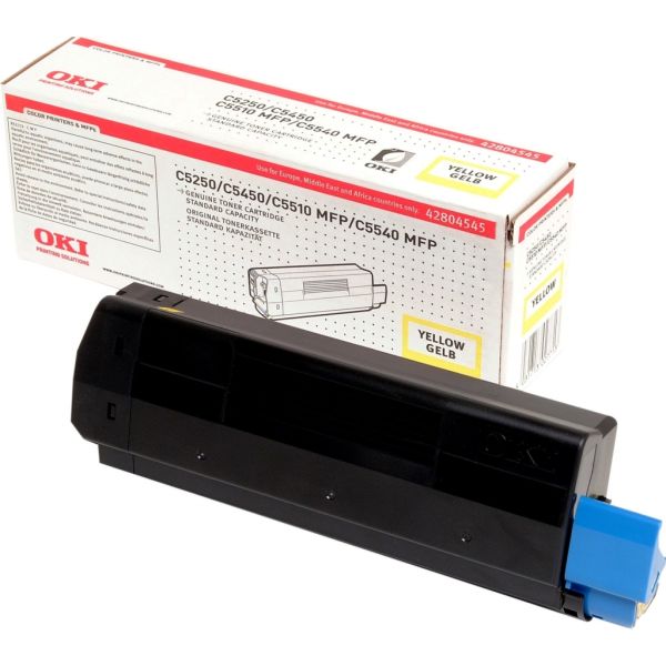 Toner OKI 42804545 (C5250, C5450, C5500, C5510, C5540), žltá (yellow), originál
